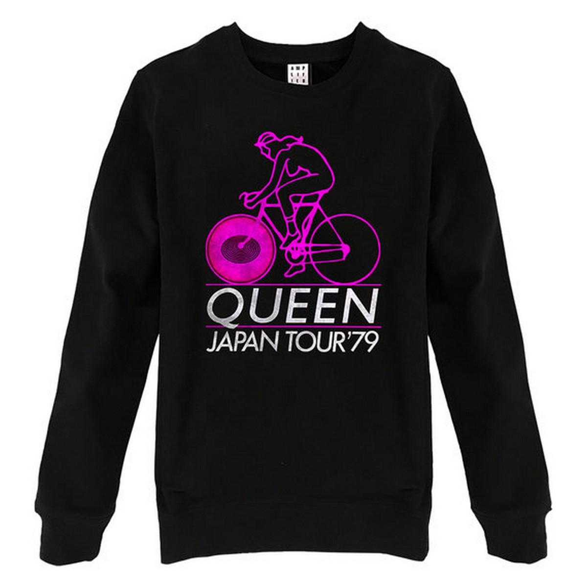 Japan Tour 79 Sweatshirt Damen Charcoal Black M von Amplified