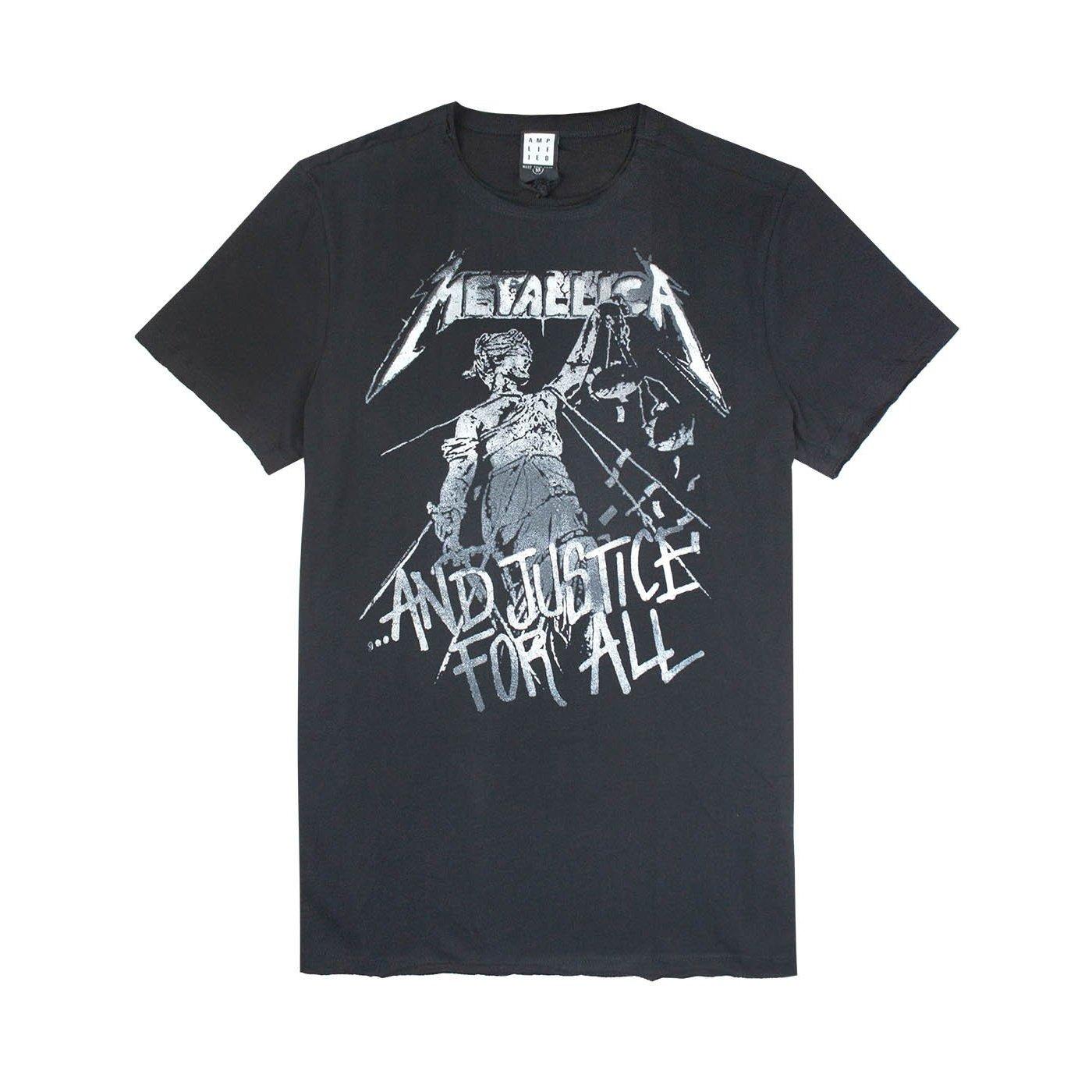 Justice For All Tshirt Herren Schwarz XL von Amplified