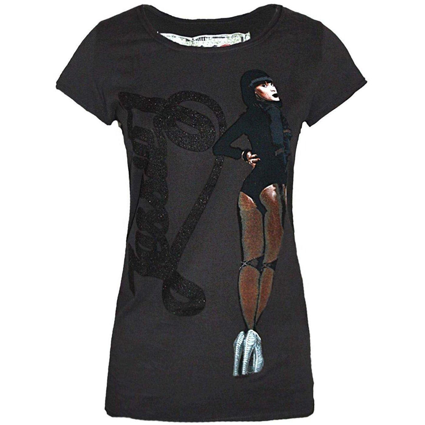 Price Tag Tshirt Damen Charcoal Black S von Amplified