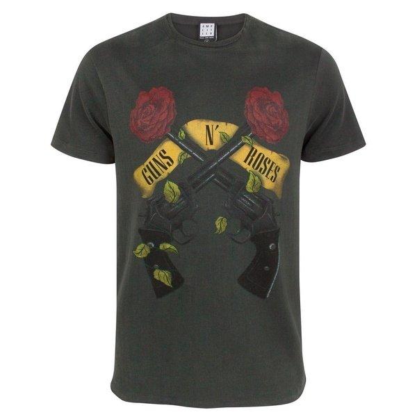 Offizielles Guns N Roses Pistols Tshirt Herren Charcoal Black S von Amplified