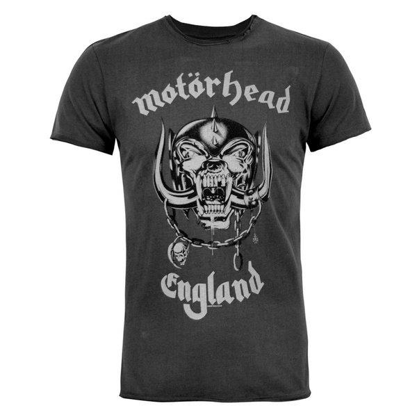 Offizielles Motorhead England Tshirt Herren Charcoal Black S von Amplified