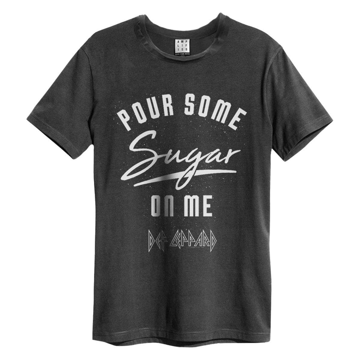 Pour Some Sugar On Me Tshirt Damen Charcoal Black XL von Amplified