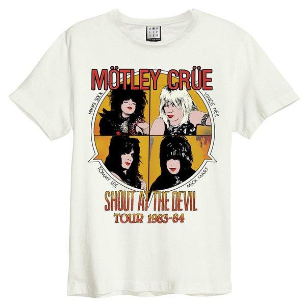 Shout At The Devil Tshirt Damen Weiss M von Amplified