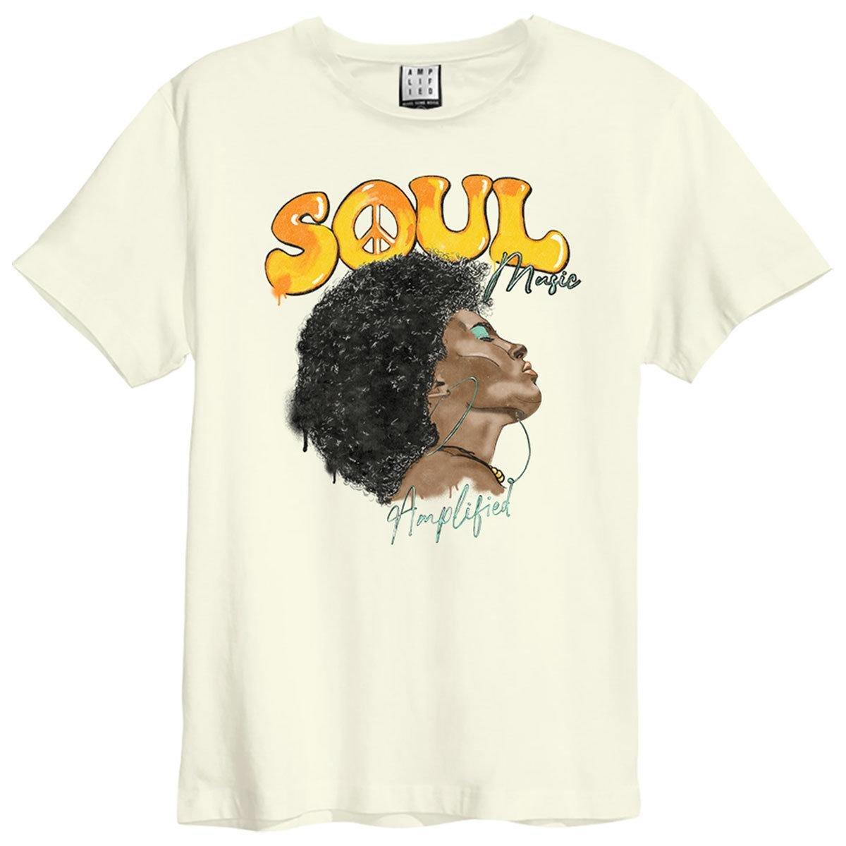 Soul Music Tshirt Herren Weiss XL von Amplified