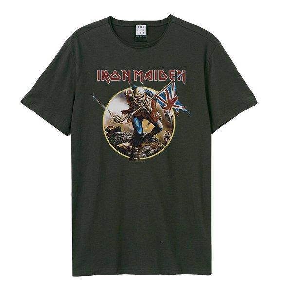 Trooper Iron Maiden Tshirt Damen Charcoal Black M von Amplified