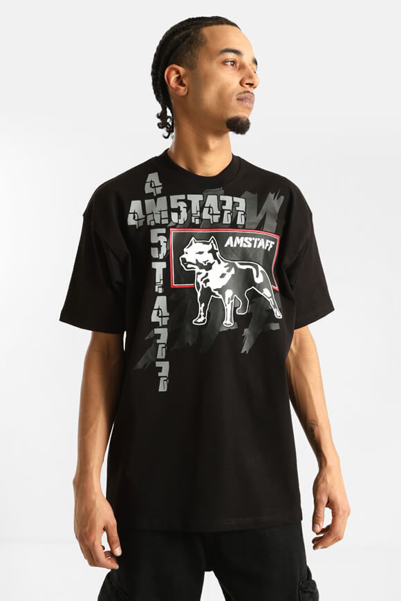 Amstaff T-Shirt | Black | Herren  | L von Amstaff