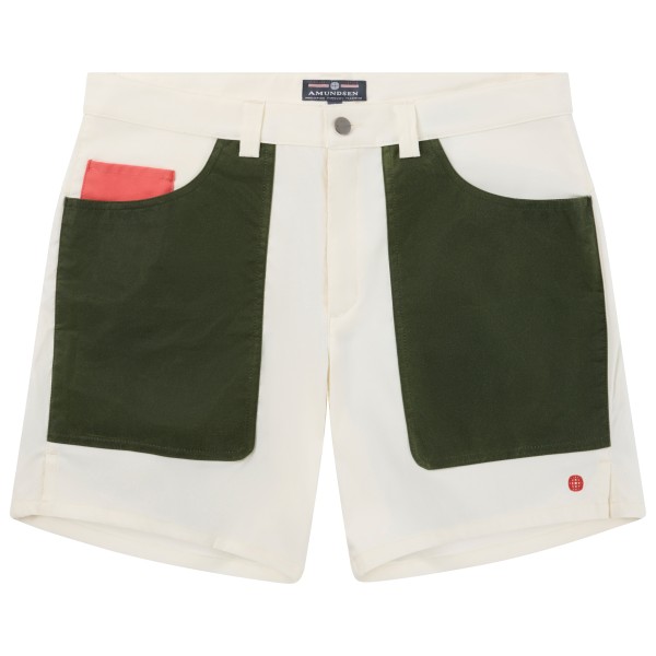 Amundsen Sports - 7'' Field Shorts - Shorts Gr XXL weiß/oliv von Amundsen Sports