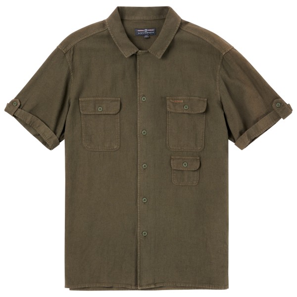 Amundsen Sports - Traveller's Linen S/S - Hemd Gr XXL braun von Amundsen Sports