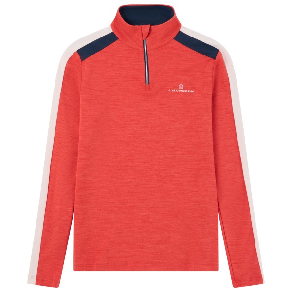 Amundsen Sports - Women's 5Mila Half Zip - Merinojacke Gr XL rot von Amundsen Sports