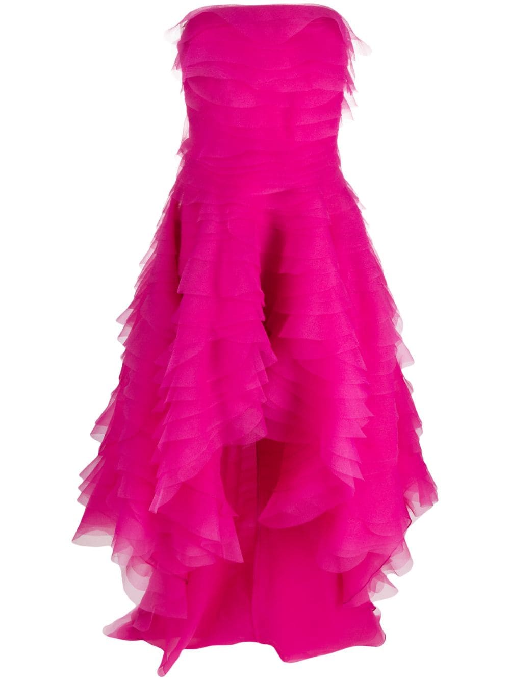 Ana Radu corset-style ruffled maxi dress - Pink von Ana Radu
