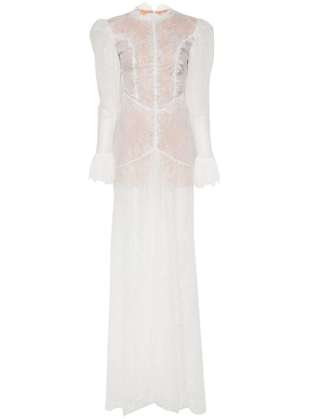 Ana Radu lace maxi dress - White von Ana Radu