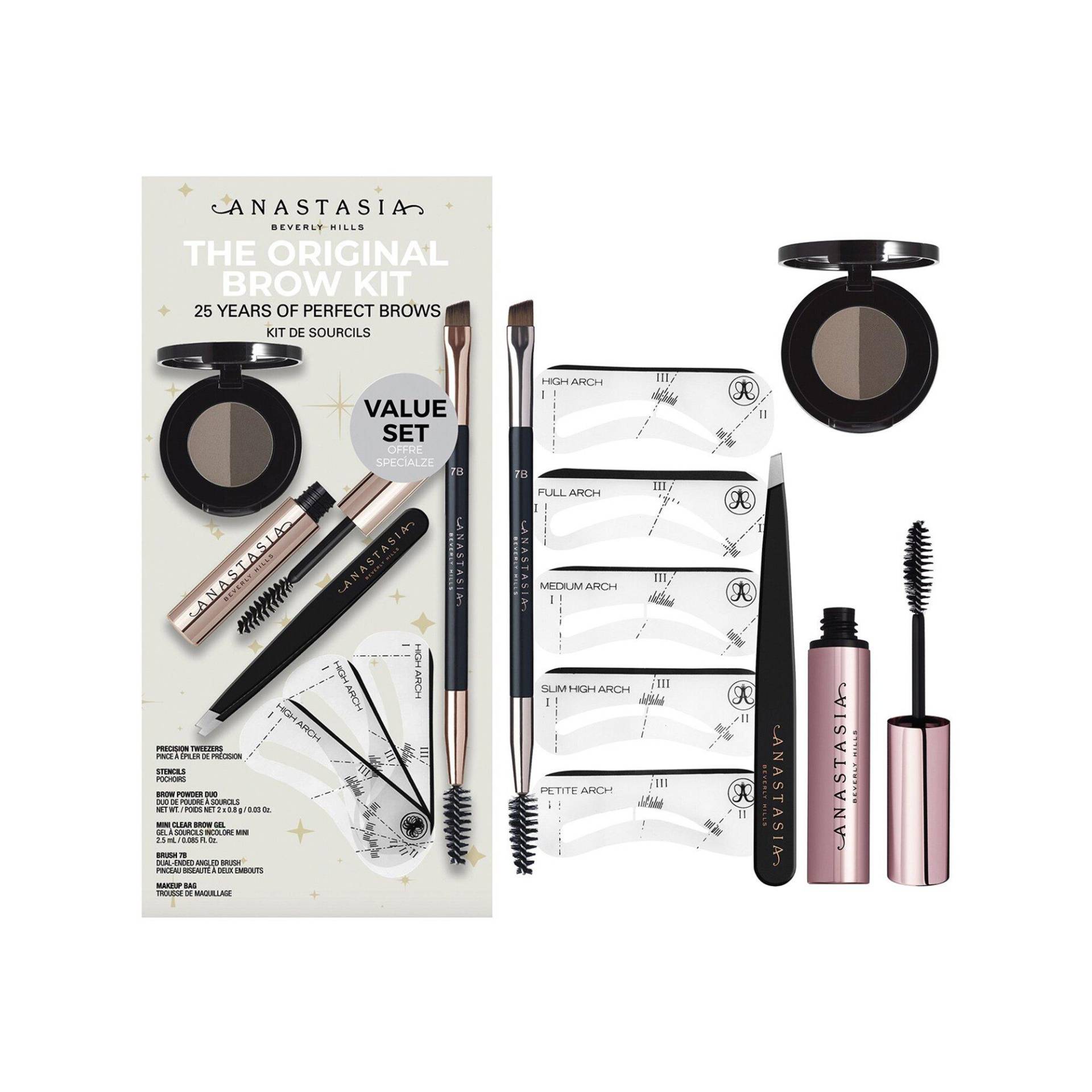 Og Brow Kit - Augenbrauen-make-up-set Damen DARK BROWN Set von Anastasia Beverly Hills