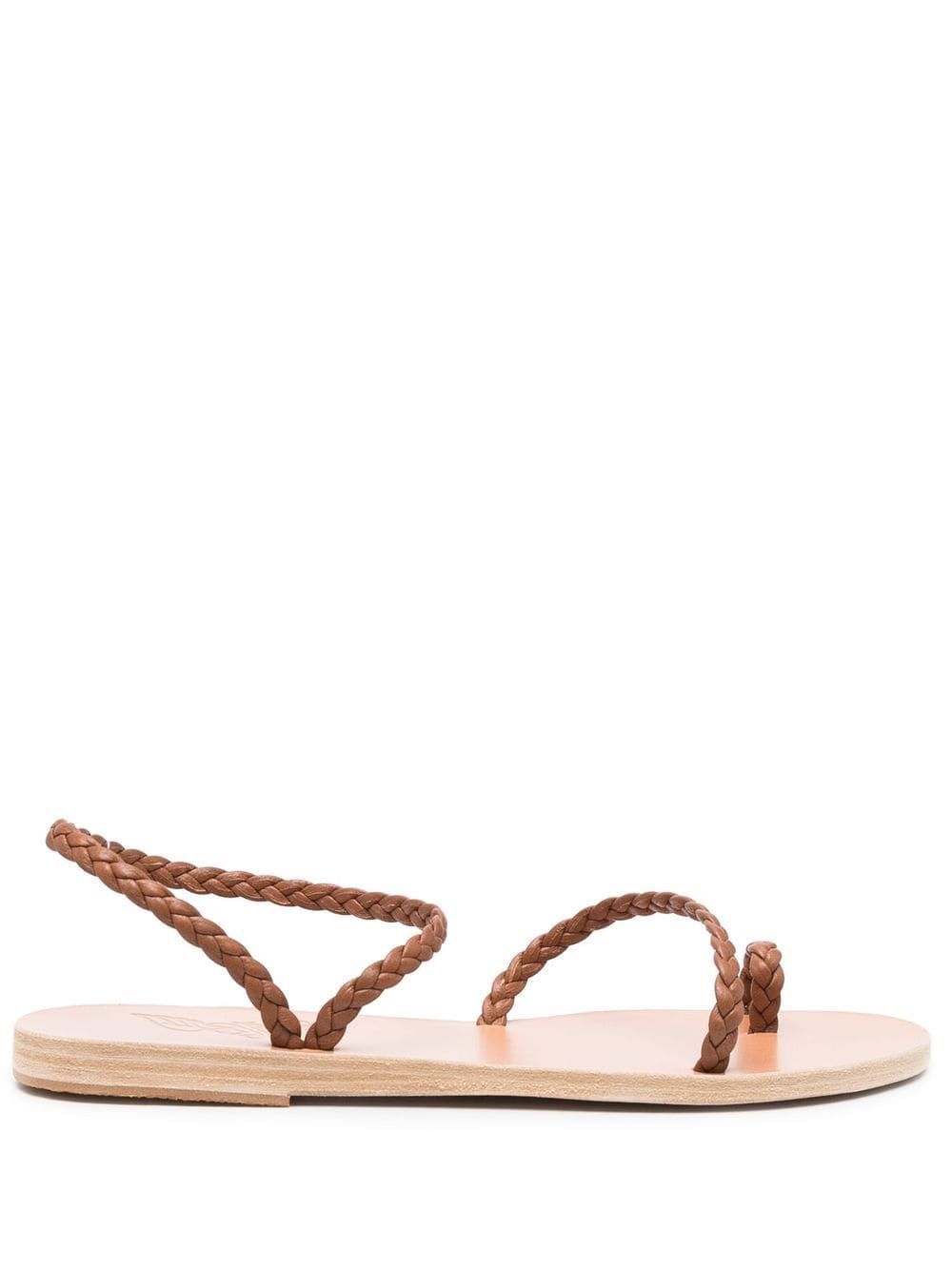 Ancient Greek Sandals Eleftheria braided sandals - Brown von Ancient Greek Sandals