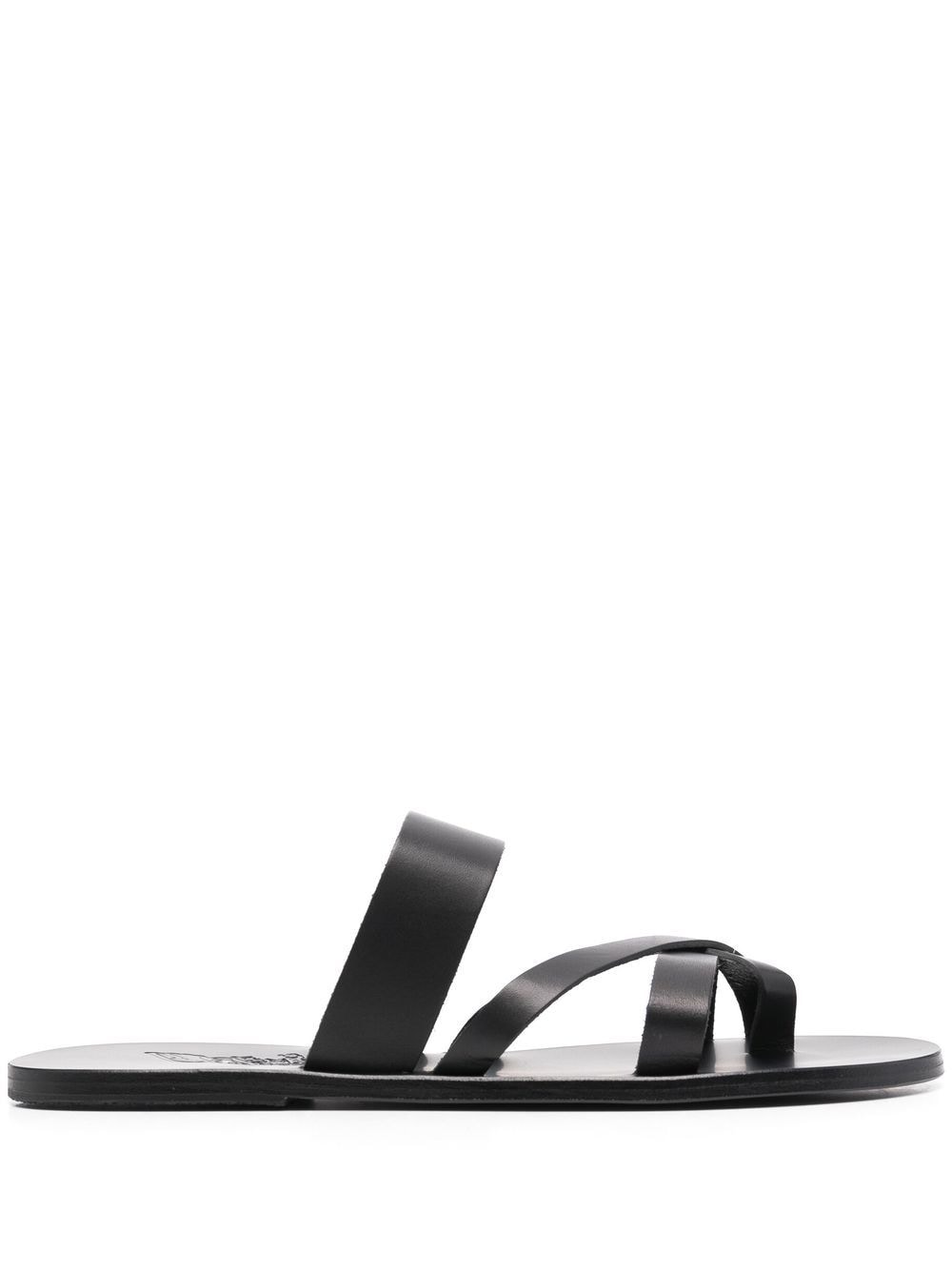 Ancient Greek Sandals Jason cross-strap leather sandals - Black von Ancient Greek Sandals