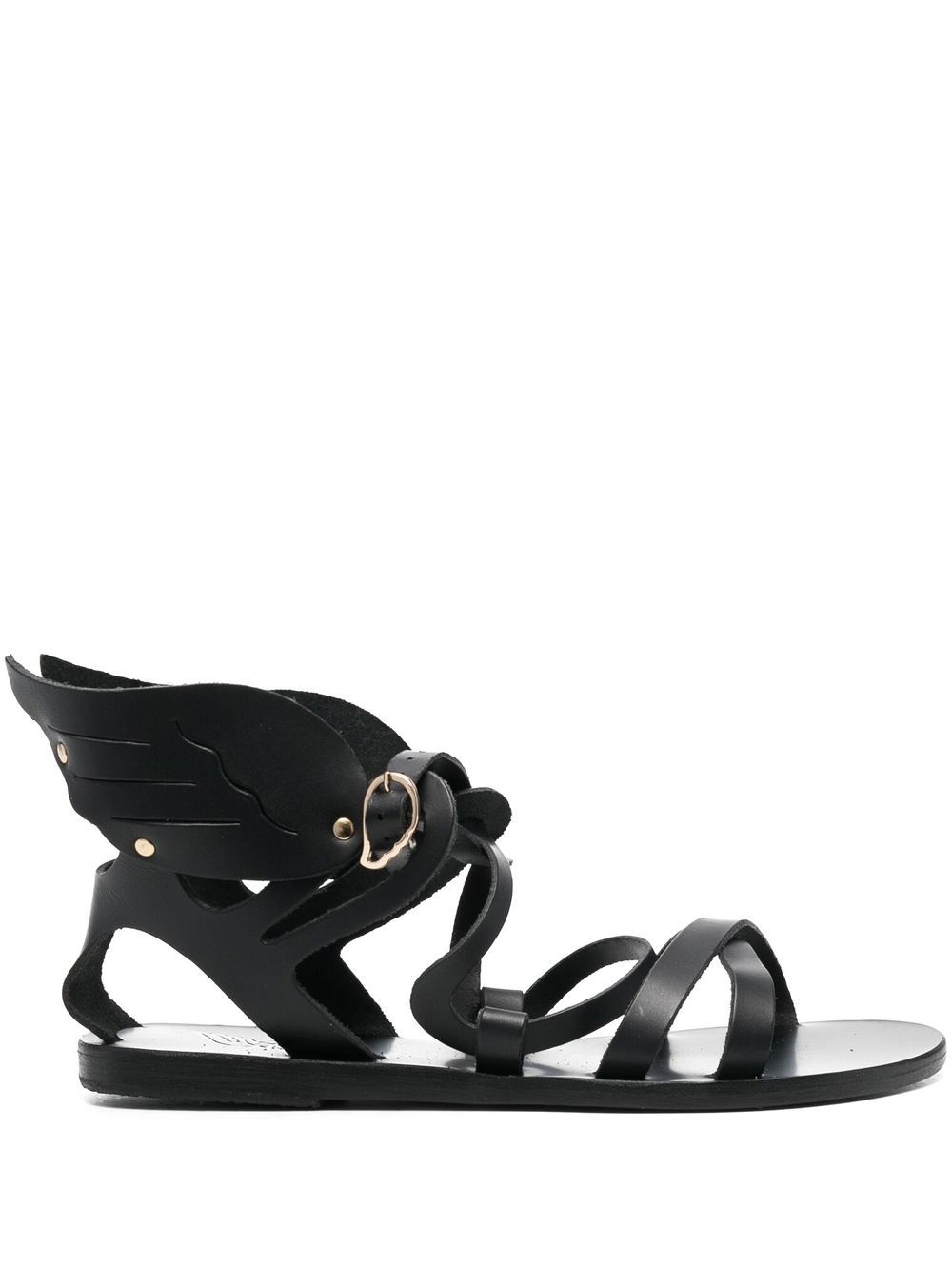 Ancient Greek Sandals Nephele leather sandals - Black von Ancient Greek Sandals