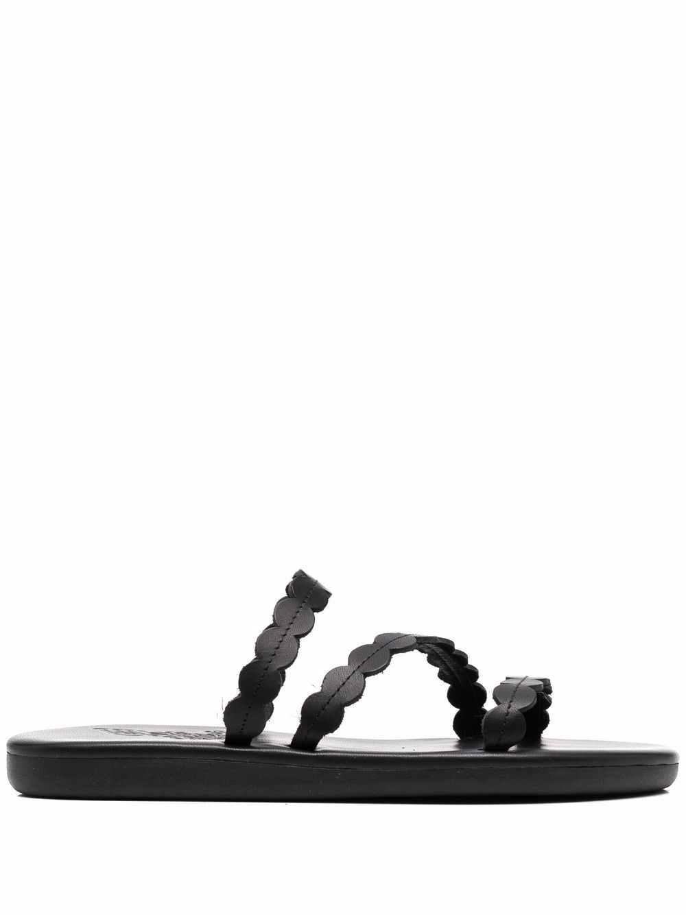 Ancient Greek Sandals Oceanis leather sandals - Black von Ancient Greek Sandals