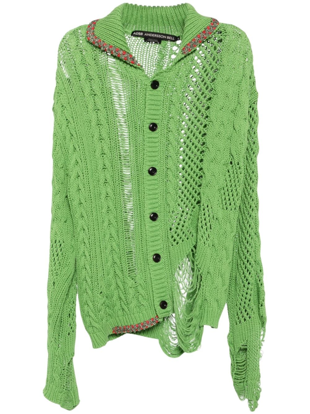 Andersson Bell Sauvage cotton cardigan - Green von Andersson Bell