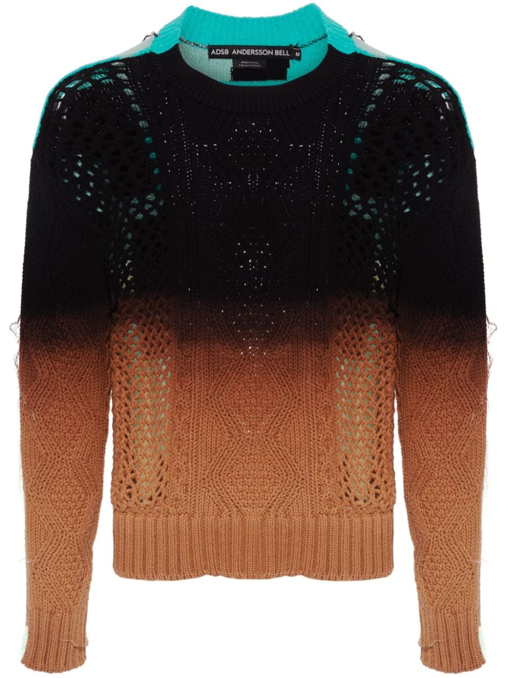 Andersson Bell colour-block panelled jumper - Black von Andersson Bell