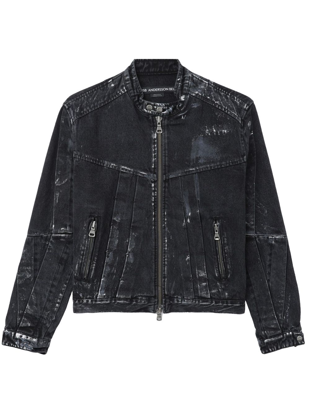 Andersson Bell distressed-effect denim jacket - Black von Andersson Bell