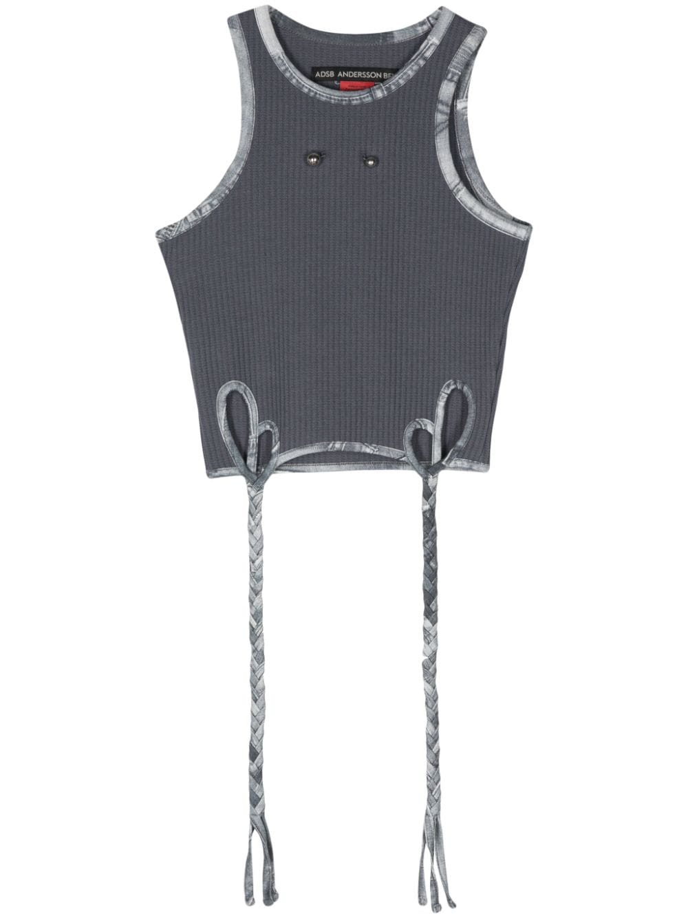 Andersson Bell strap-detail tank top - Grey von Andersson Bell