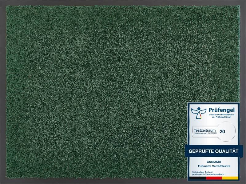 Andiamo Fussmatte »Verdi, Made in Netherlands«, rechteckig, 6 mm Höhe, Schmutzfangmatte, auch für überdachten Aussenbereich geeignet, waschbar von Andiamo