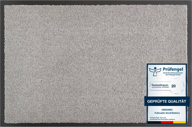 Andiamo Fussmatte »Verdi, Made in Netherlands«, rechteckig, 6 mm Höhe, Schmutzfangmatte, auch für überdachten Aussenbereich geeignet, waschbar von Andiamo