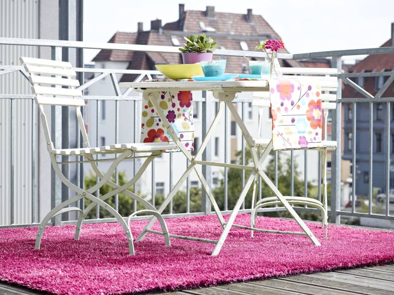 Andiamo Kunstrasen »Trendy, Made in Netherlands«, rechteckig, 25 mm Höhe, Rasenteppich, moderne Optik, mit Drainagelöchern, strapazierfähig von Andiamo