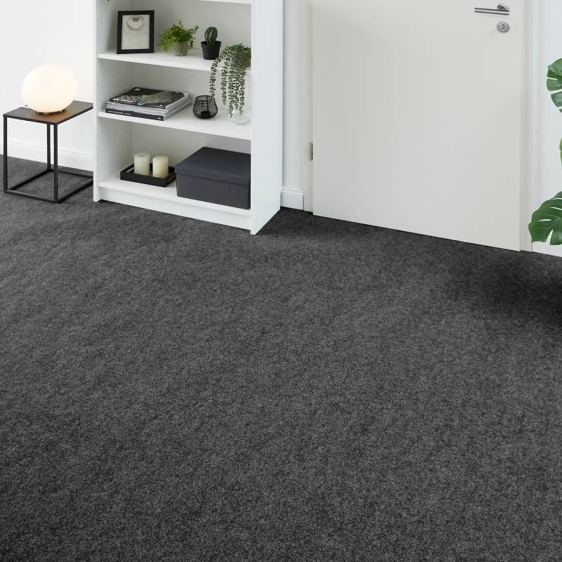 Andiamo Teppichboden »Milo, Nadelfilz, Made in Belgium«, rechteckig, 2,5 mm Höhe, Uni Farben, Breite 100 cm oder 200 cm, Wohnzimmer, strapazierfähig von Andiamo