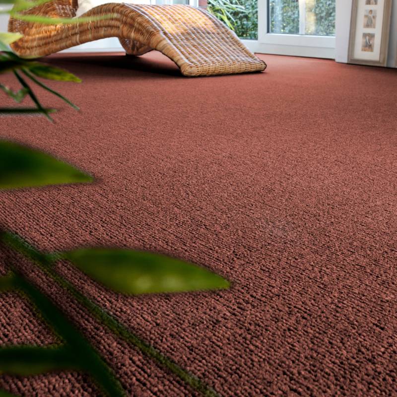 Andiamo Teppichboden »Rambo, Feinschlinge, Made in Netherlands«, rechteckig, 4,5 mm Höhe, meliert, Breite 400 cm oder 500 cm, strapazierfähig & pflegeleicht von Andiamo