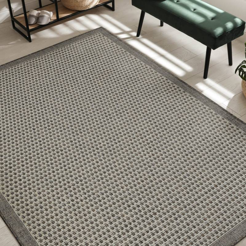 Andiamo Teppich »Savannah«, rechteckig, 5 mm Höhe, Flachgewebe, In- und Outdoor geeignet, Wohnzimmer von Andiamo