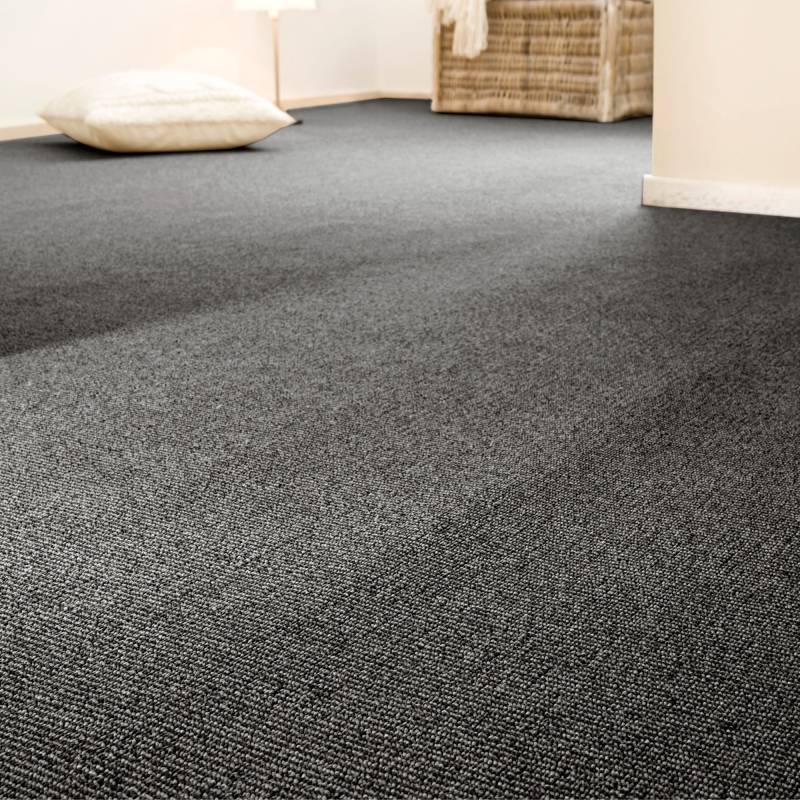 Andiamo Teppichboden »Bruce, Schlinge«, rechteckig, 4 mm Höhe, meliert. Breite 400 cm, Wohnzimmer, strapazierfähig & robust von Andiamo