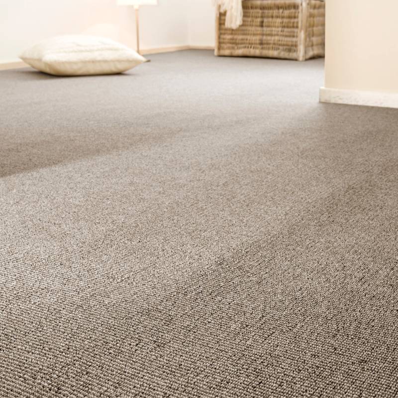 Andiamo Teppichboden »Bruce, Schlinge«, rechteckig, 4 mm Höhe, meliert. Breite 400 cm, Wohnzimmer, strapazierfähig & robust von Andiamo
