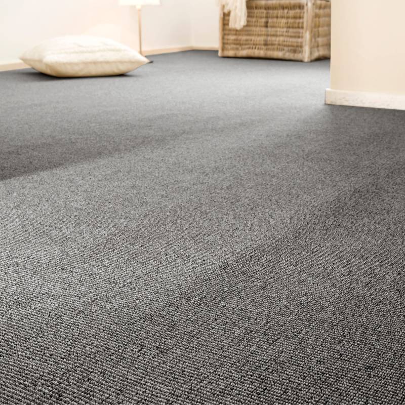 Andiamo Teppichboden »Bruce, Schlinge«, rechteckig, 4 mm Höhe, meliert. Breite 400 cm, Wohnzimmer, strapazierfähig & robust von Andiamo