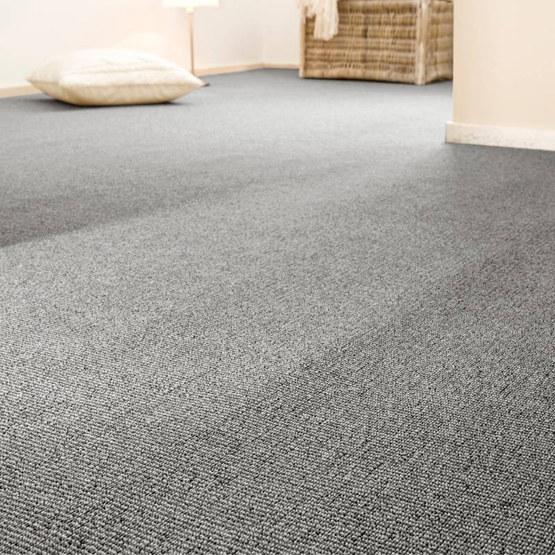 Andiamo Teppichboden »Bruce, Schlinge«, rechteckig, 4 mm Höhe, meliert. Breite 400 cm, Wohnzimmer, strapazierfähig & robust von Andiamo