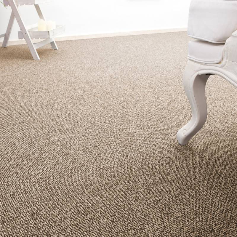 Andiamo Teppichboden »Carlos, Feinschlinge, Made in Netherlands«, rechteckig, 6,5 mm Höhe, melierte Optik, Breite 400 cm oder 500 cm, strapazierfähig von Andiamo
