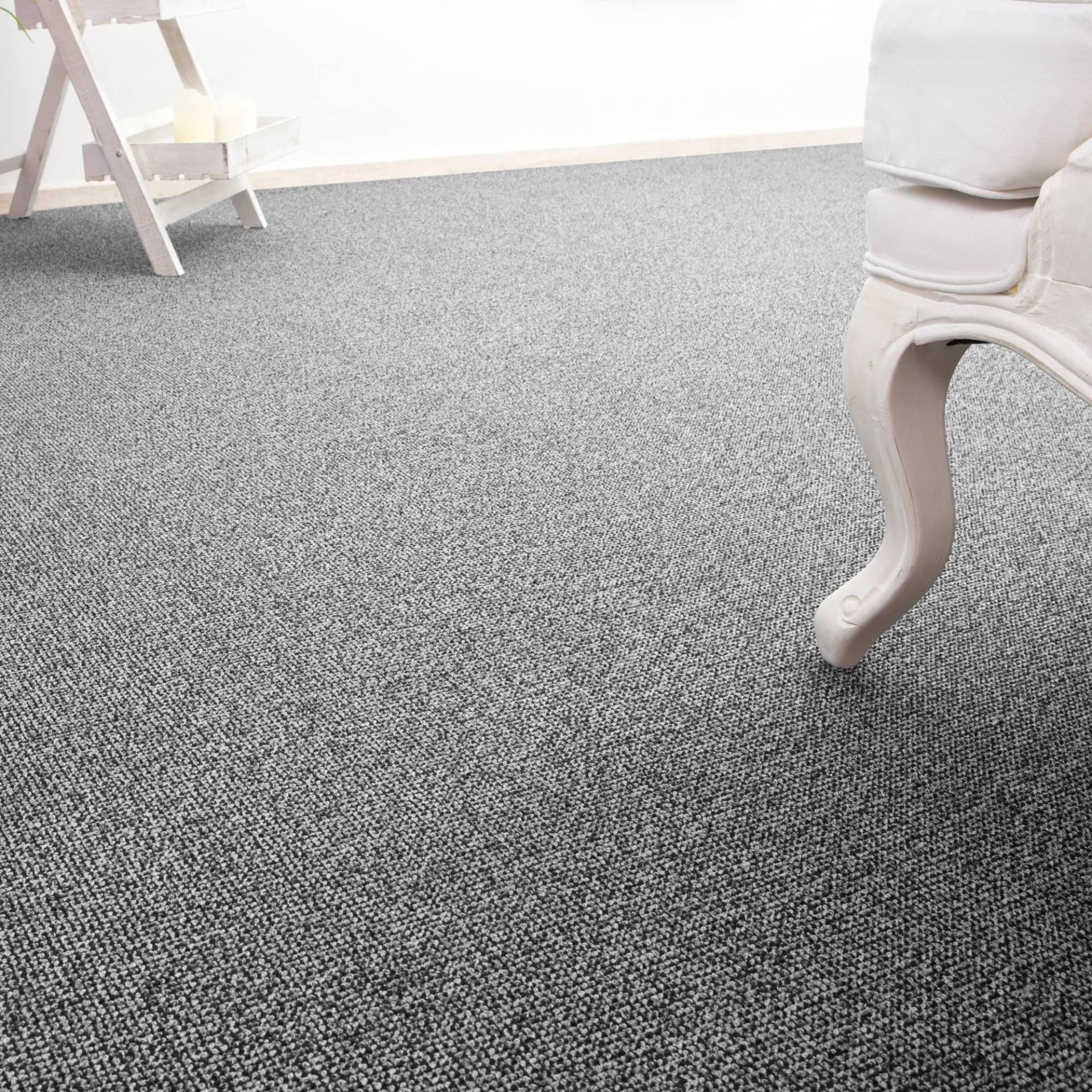 Andiamo Teppichboden »Carlos, Feinschlinge, Made in Netherlands«, rechteckig, 6,5 mm Höhe, melierte Optik, Breite 400 cm oder 500 cm, strapazierfähig von Andiamo