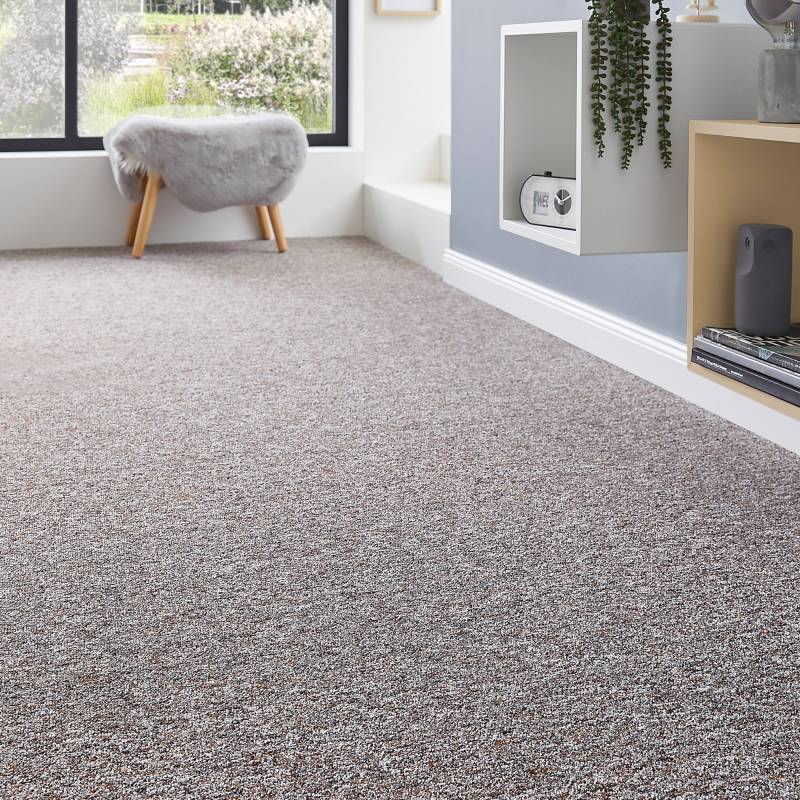 Andiamo Teppichboden »Gambia, Feinschlinge, Made in Belgium«, rechteckig, 7,2 mm Höhe, meliert, Breite 400 cm oder 500 cm, strapazierfähig, pflegeleicht von Andiamo