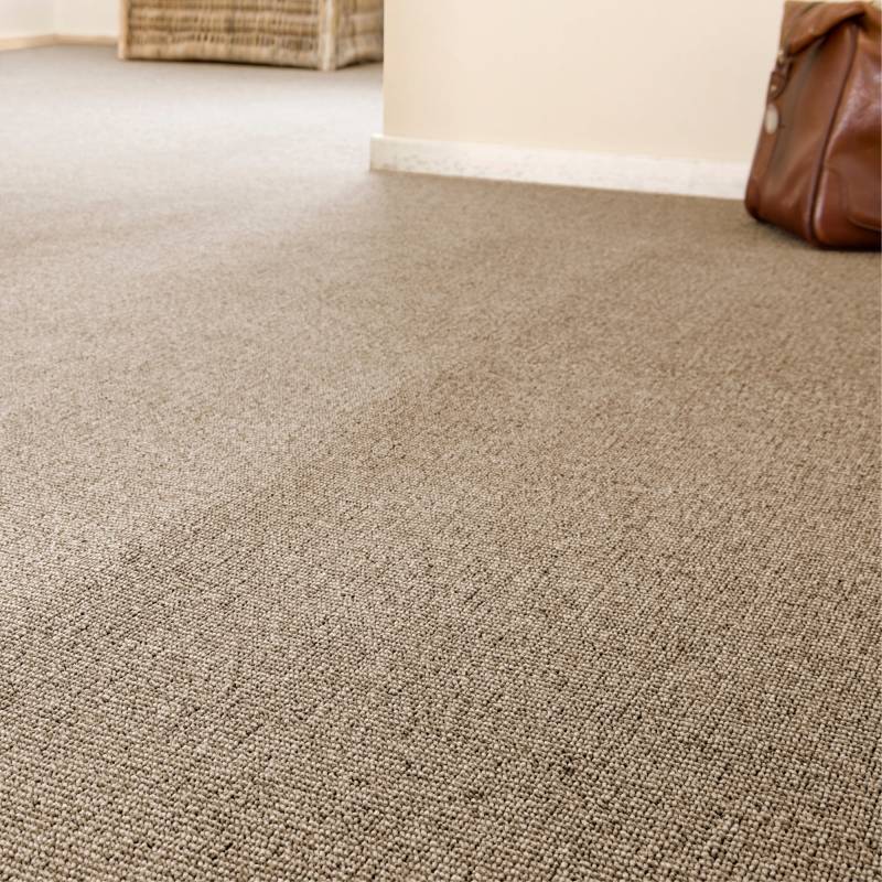 Andiamo Teppichboden »Luton, Feinschlinge, Made in Netherlands«, rechteckig, 4,5 mm Höhe, meliert, Breite 400 cm oder 500 cm, strapazierfähig & pflegeleicht von Andiamo