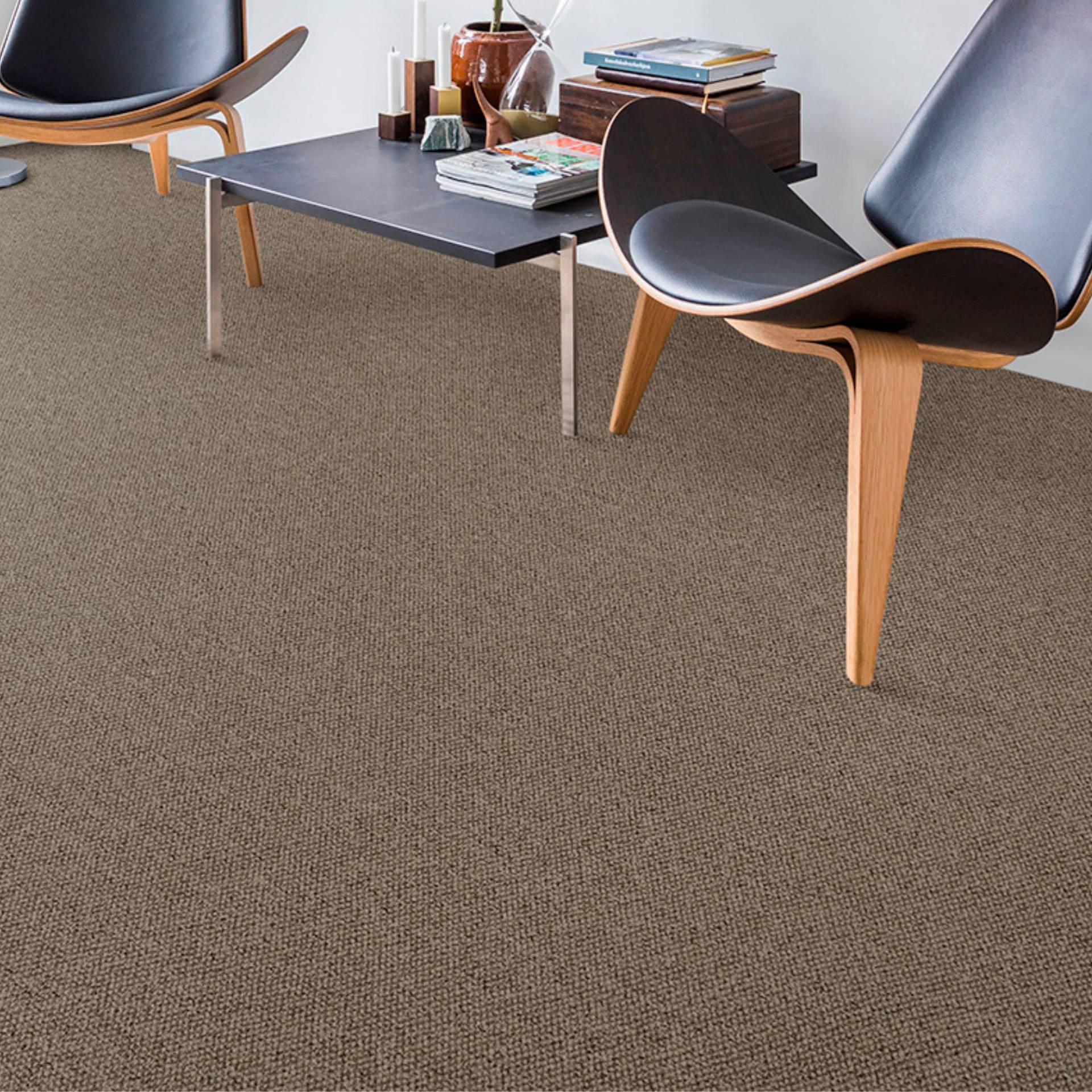 Andiamo Teppichboden »Tulsa, Schlinge, Made in Belgium«, rechteckig, 6 mm Höhe, meliert, Breite 400 cm oder 500 cm, strapazierfähig & pflegeleicht von Andiamo