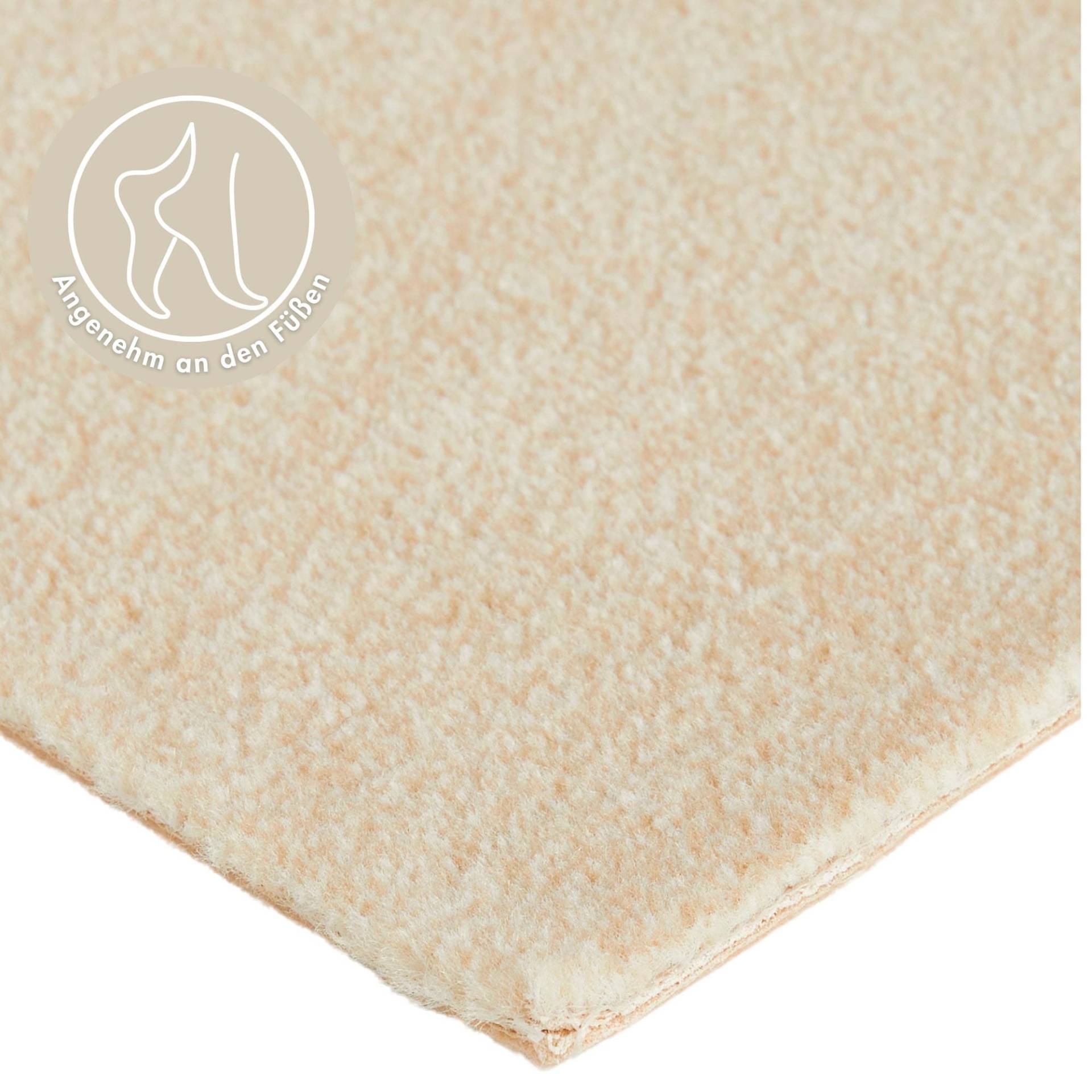 Andiamo Teppichboden »Catania, Velours, Made in Belgium«, rechteckig, 7,5 mm Höhe, meliert, Breite 400 cm oder 500 cm, strapazierfähig & pflegeleicht von Andiamo