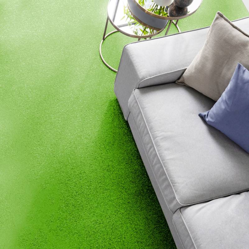 Andiamo Teppichboden »Kira, Velours, Made in Belgium«, rechteckig, 8 mm Höhe, Uni Farben, Breite 400 cm, strapazierfähig, pflegeleicht, Wohnzimmer von Andiamo
