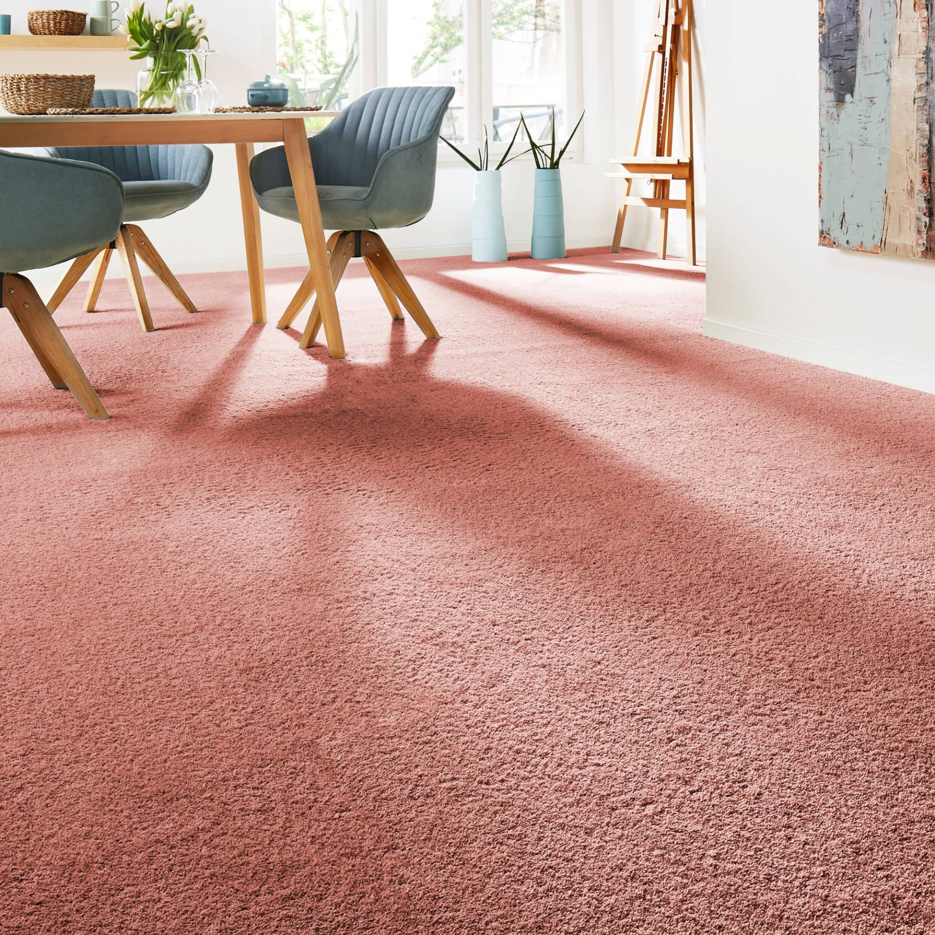 Andiamo Teppichboden »Verona, Velours, Made in Belgium«, rechteckig, 6 mm Höhe, Uni Farben, Breite 400 cm oder 500 cm, strapazierfähig, pflegeleicht Andiamo Teppichboden »Verona, Velours, Made in Belgium«, rechteckig, 6 mm Höhe, Uni Farben, Breite 400 cm oder 500 cm, strapazierfähig, pflegeleicht von Andiamo