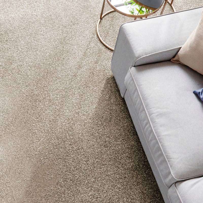 Andiamo Teppichboden »Frisee-Velours Rennes, Made in Belgium«, rechteckig, 14 mm Höhe, Uni Farben, Breite 400 cm oder 500 cm, strapazierfähig, pflegeleicht von Andiamo