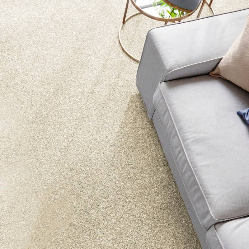 Andiamo Teppichboden »Frisee-Velours Rennes, Made in Belgium«, rechteckig, 14 mm Höhe, Uni Farben, Breite 400 cm oder 500 cm, strapazierfähig, pflegeleicht von Andiamo