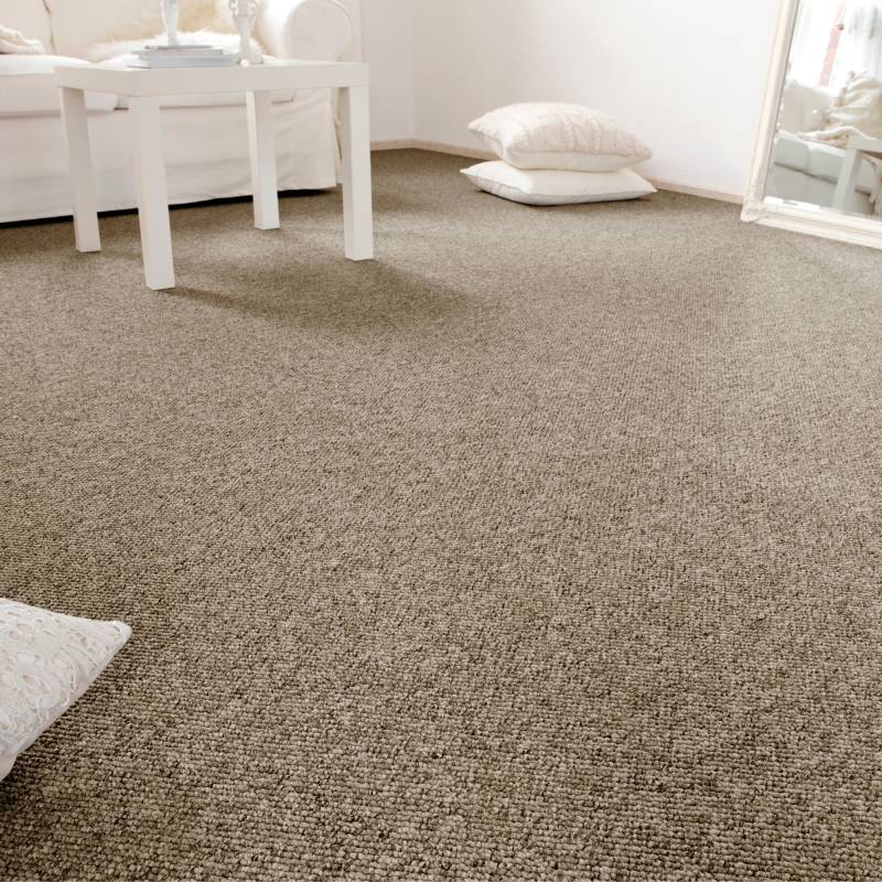 Andiamo Teppichboden »Miro, Schlinge, Made in Netherlands«, rechteckig, 8,5 mm Höhe, meliert, Breite 400 cm, Wohnzimmer, strapazierfähig & robust von Andiamo