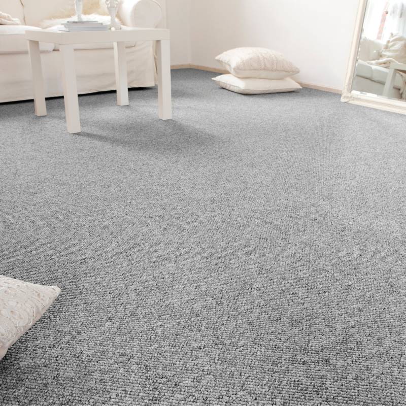 Andiamo Teppichboden »Miro, Schlinge, Made in Netherlands«, rechteckig, 8,5 mm Höhe, meliert, Breite 400 cm, Wohnzimmer, strapazierfähig & robust von Andiamo