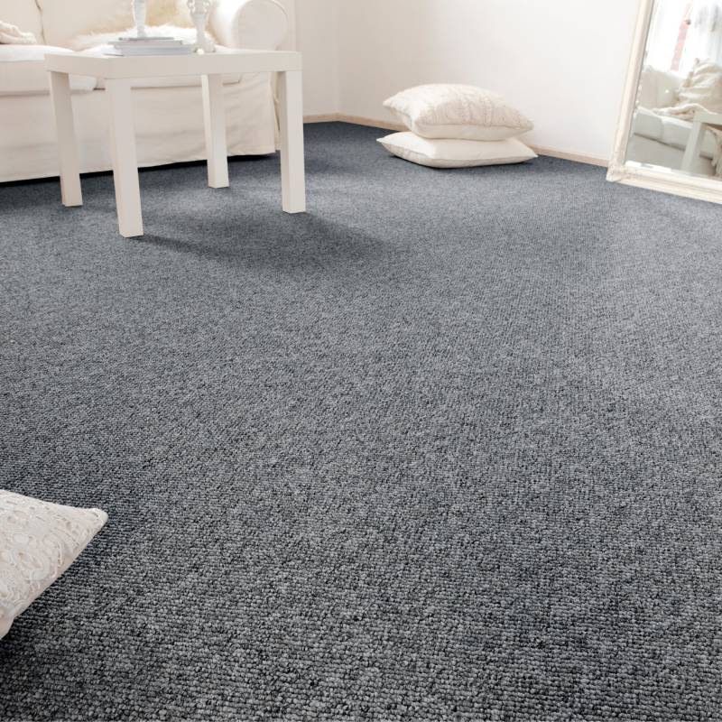 Andiamo Teppichboden »Miro, Schlinge, Made in Netherlands«, rechteckig, 8,5 mm Höhe, meliert, Breite 400 cm, Wohnzimmer, strapazierfähig & robust von Andiamo