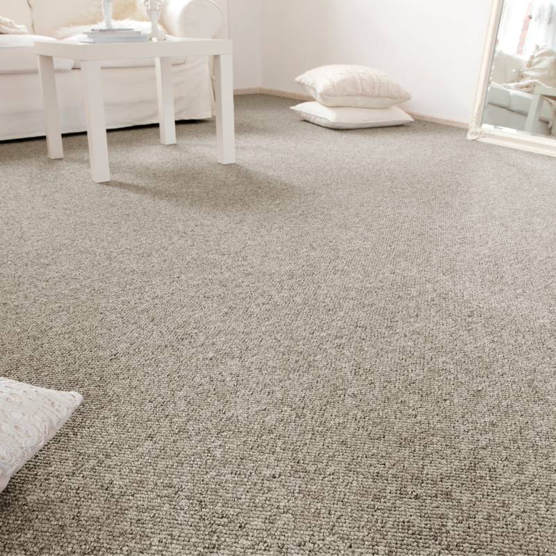 Andiamo Teppichboden »Miro, Schlinge, Made in Netherlands«, rechteckig, 8,5 mm Höhe, meliert, Breite 400 cm, Wohnzimmer, strapazierfähig & robust von Andiamo