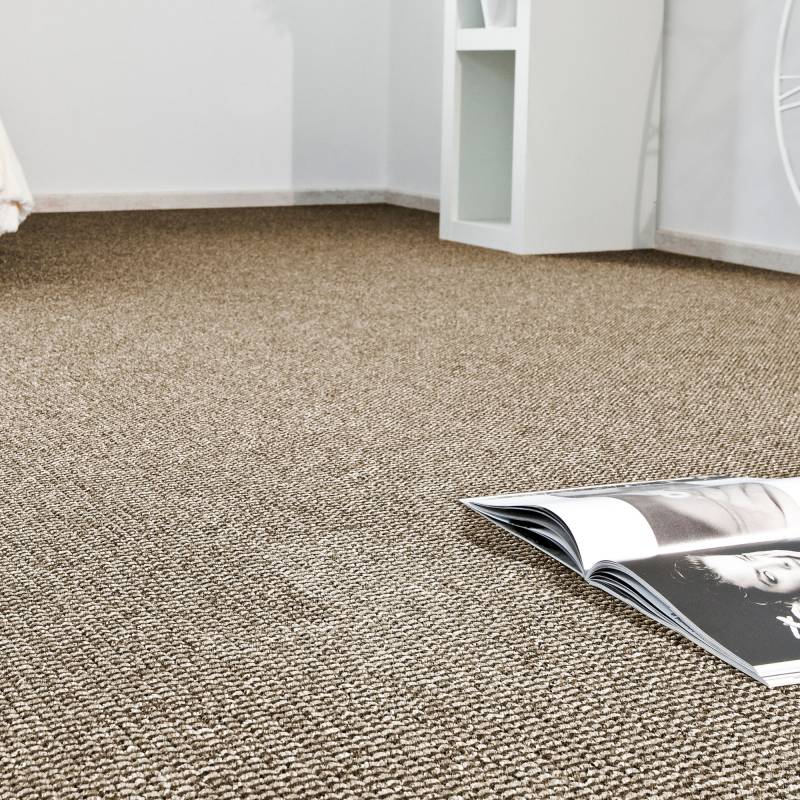 Andiamo Teppichboden »Odense, Made in Netherlands«, rechteckig, 8 mm Höhe, meliert, Breite 400 cm, mit Wabenstruktur, strapazierfähig & robust von Andiamo