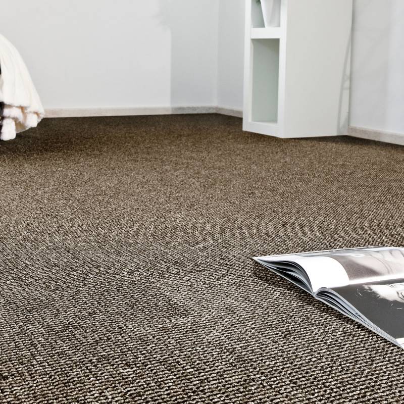 Andiamo Teppichboden »Odense, Made in Netherlands«, rechteckig, 8 mm Höhe, meliert, Breite 400 cm, mit Wabenstruktur, strapazierfähig & robust von Andiamo